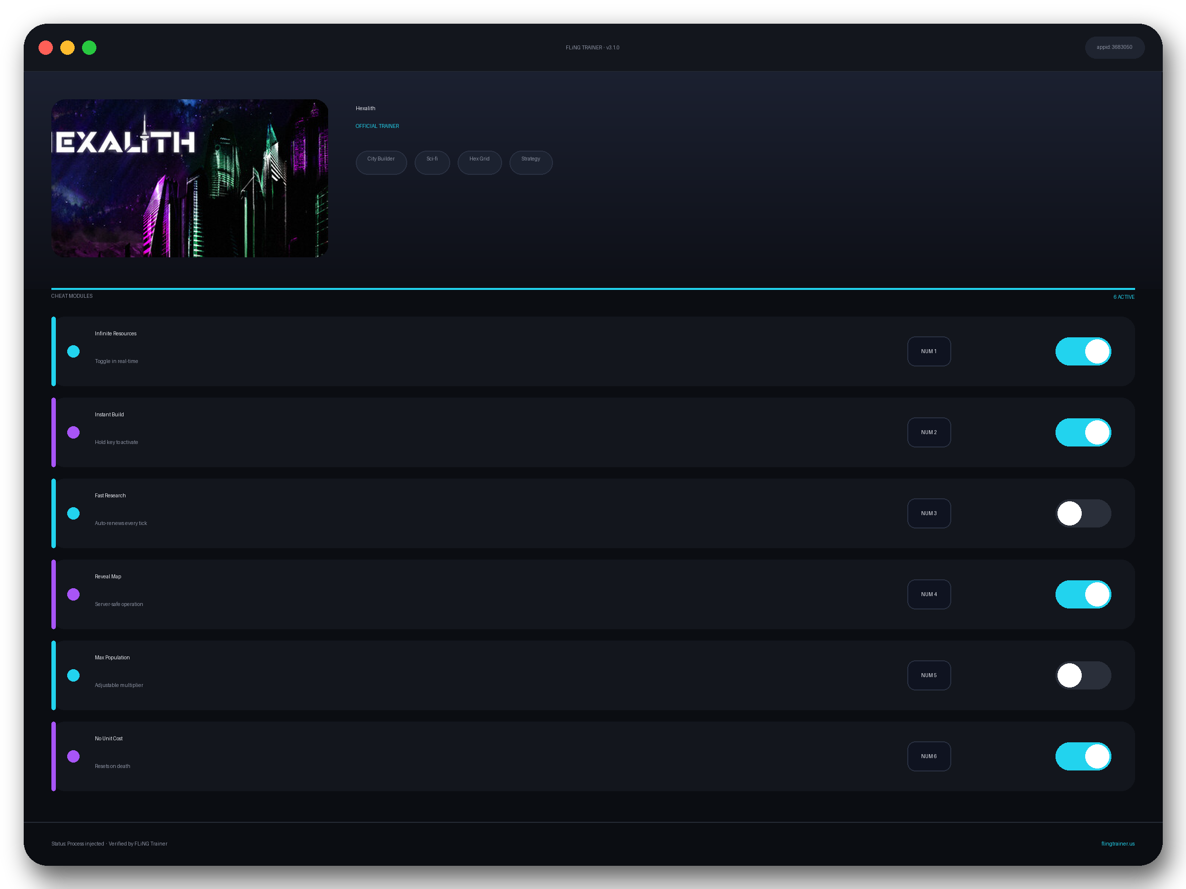 Hexalith Trainer interface