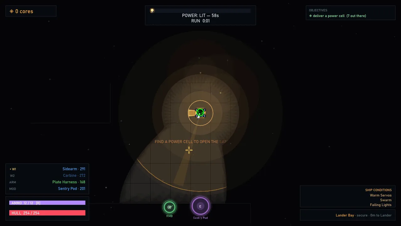 Hollow Orbit — environment preview