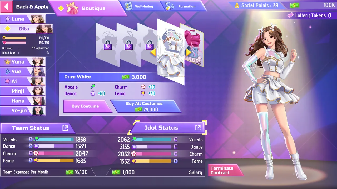 K-pop Idol Stories: Road to Debut — exploration snapshot