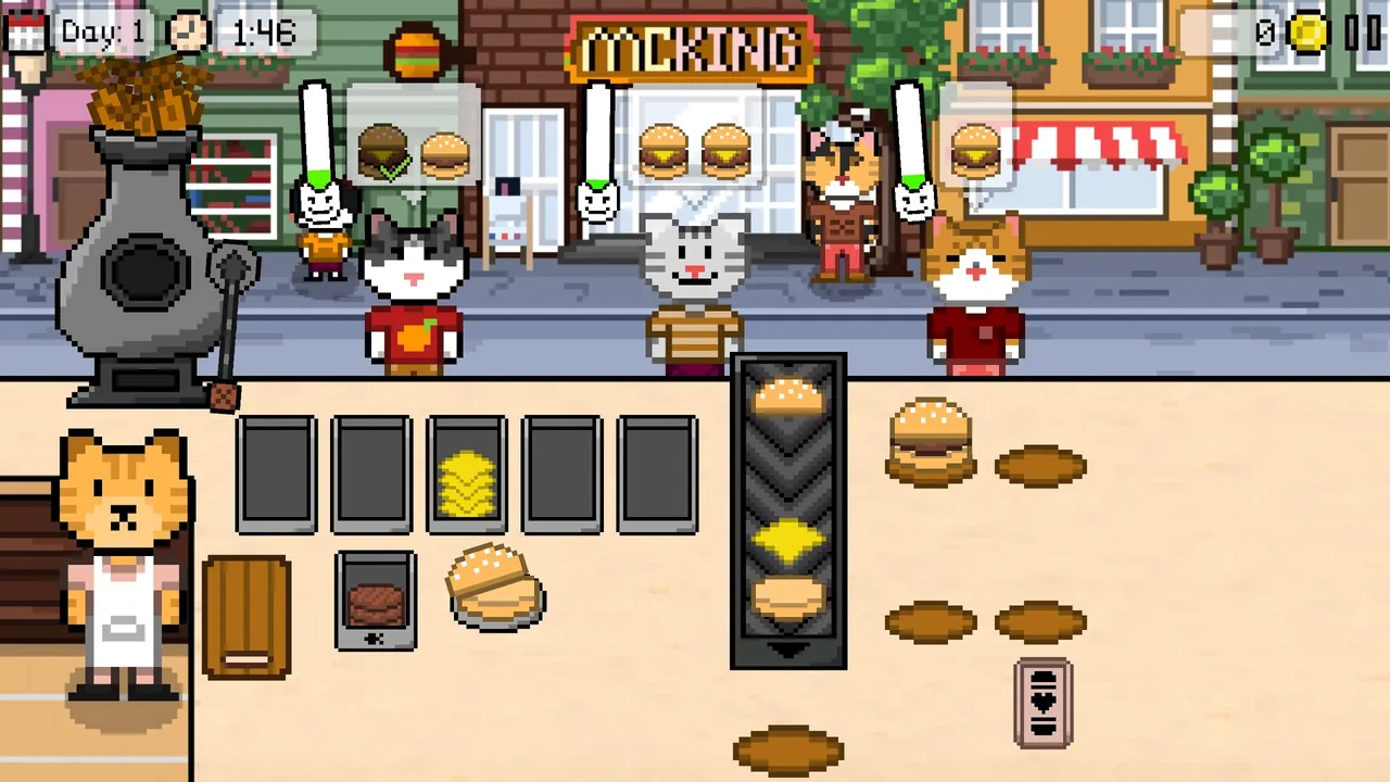 Kitty Burger — story scene capture