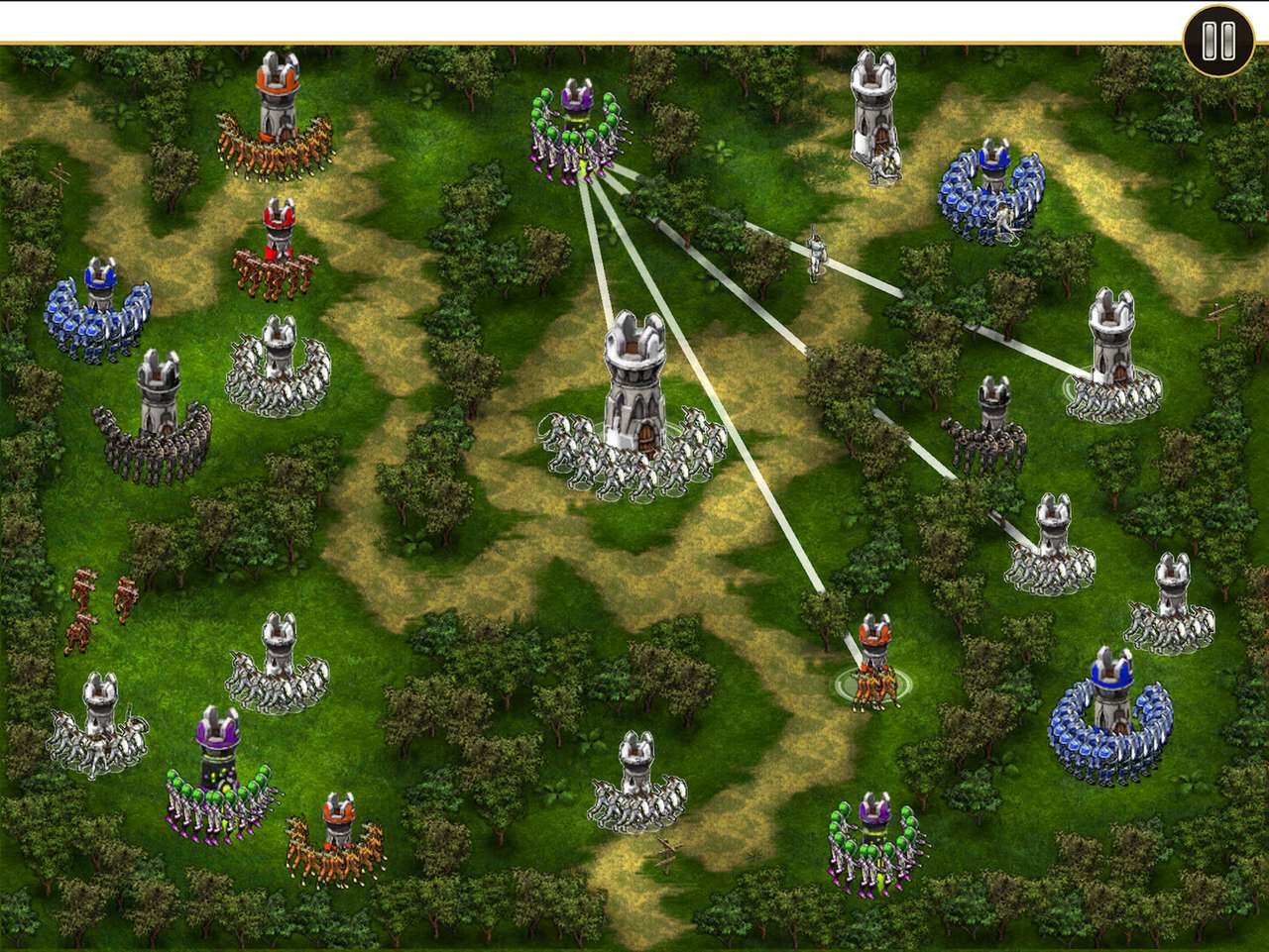 Knights vs Aliens — environment preview