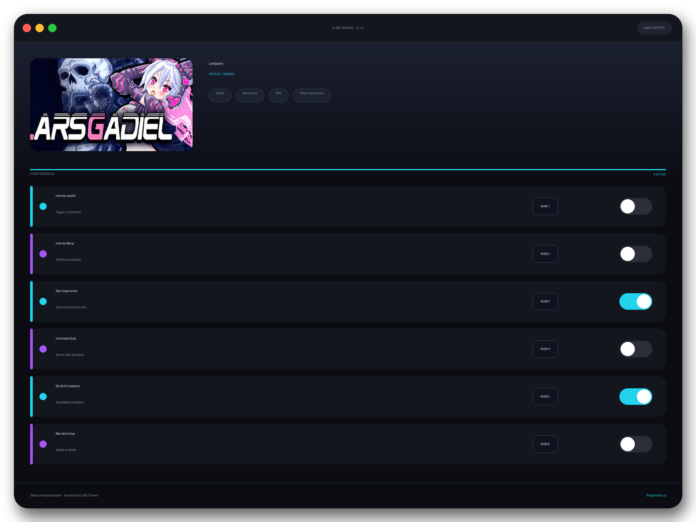 LarsGadiel Trainer interface