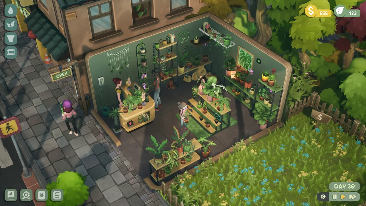 Leafy Corner — in-game combat moment