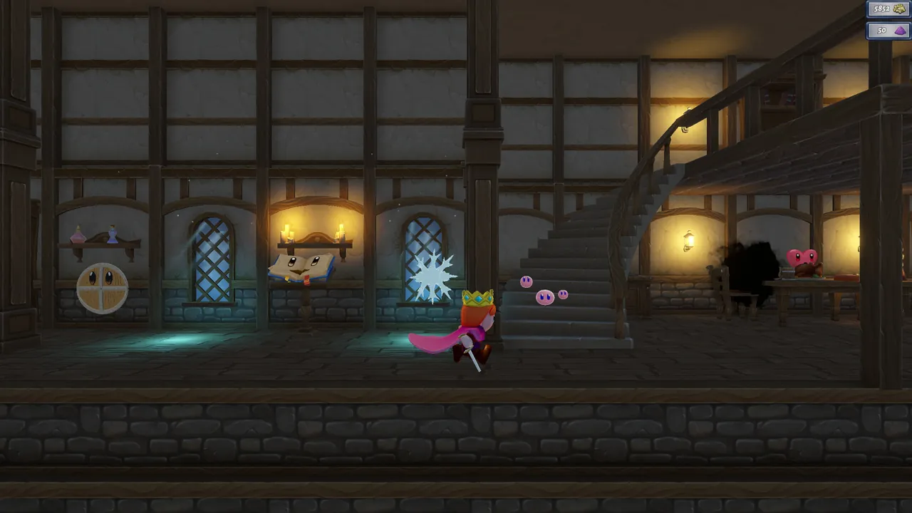 Level Up, Tiny King! — in-game combat moment