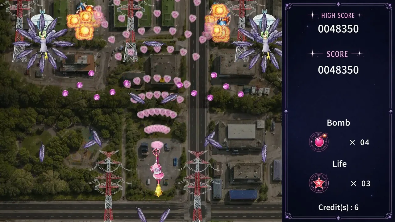 Magical Hero Girl Shot! — in-game combat moment