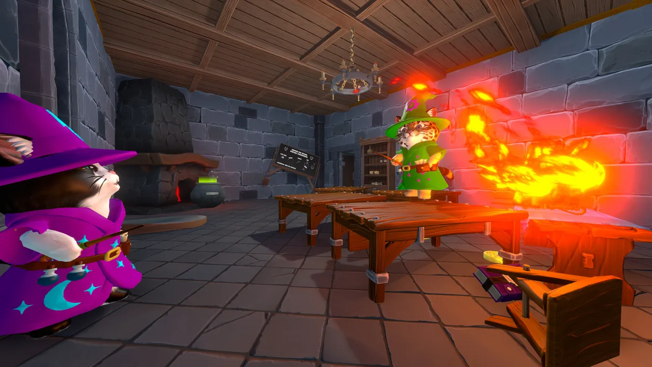 Meowgic — in-game combat moment