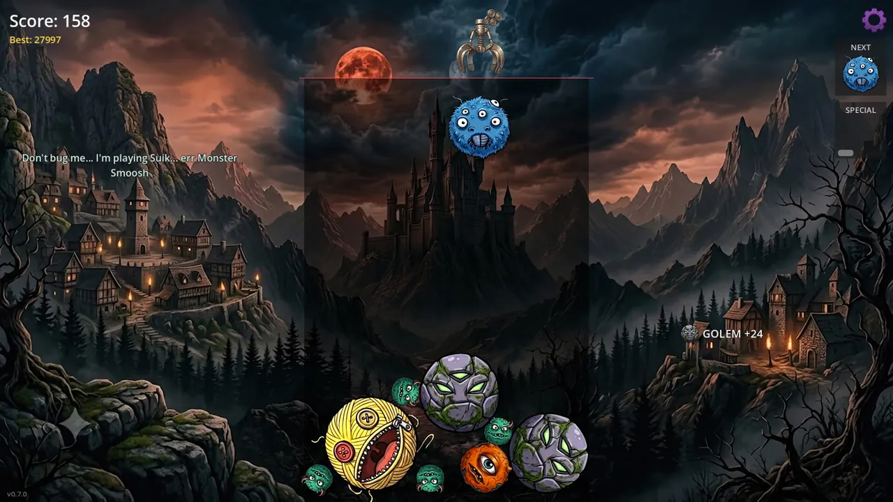 Monster Smoosh — environment preview