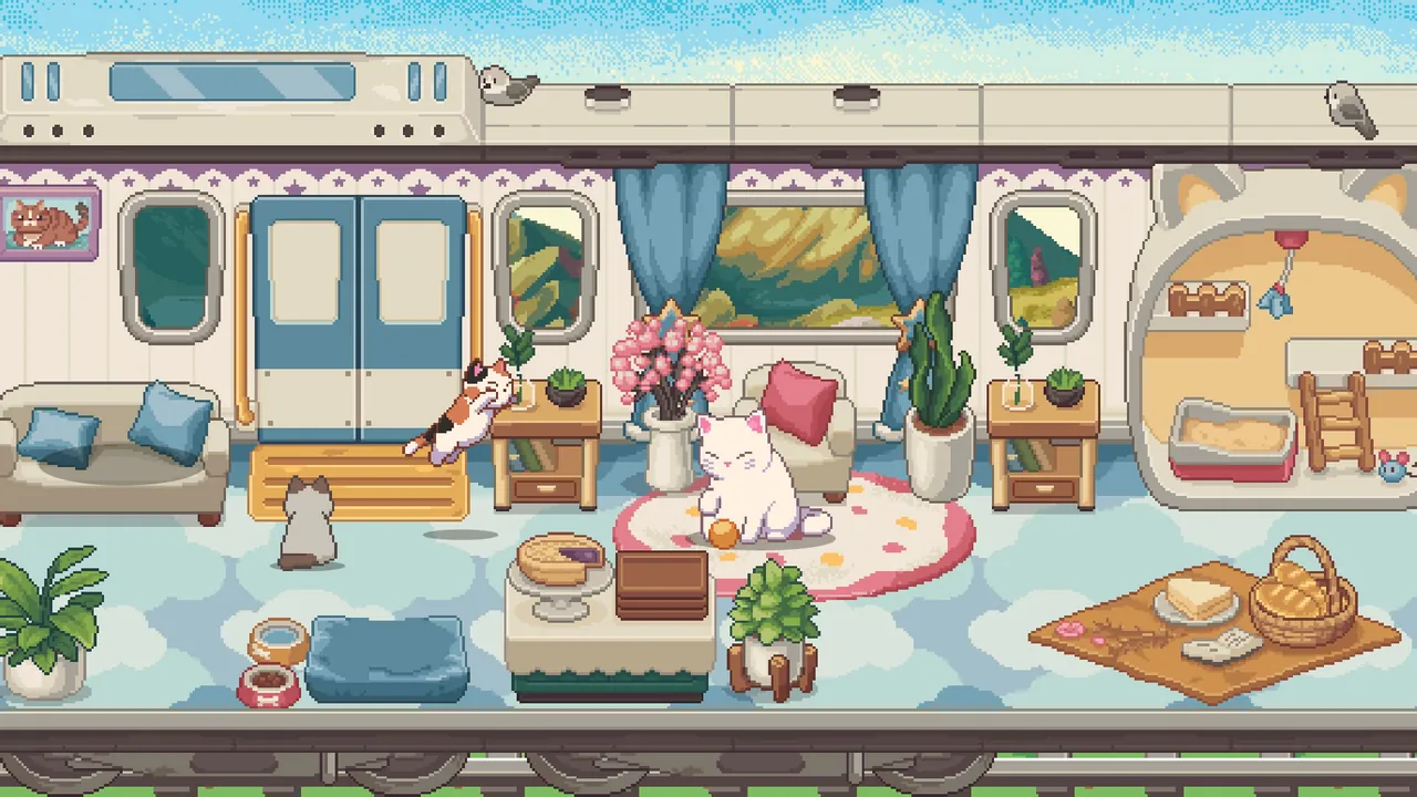 Neko Station — in-game combat moment