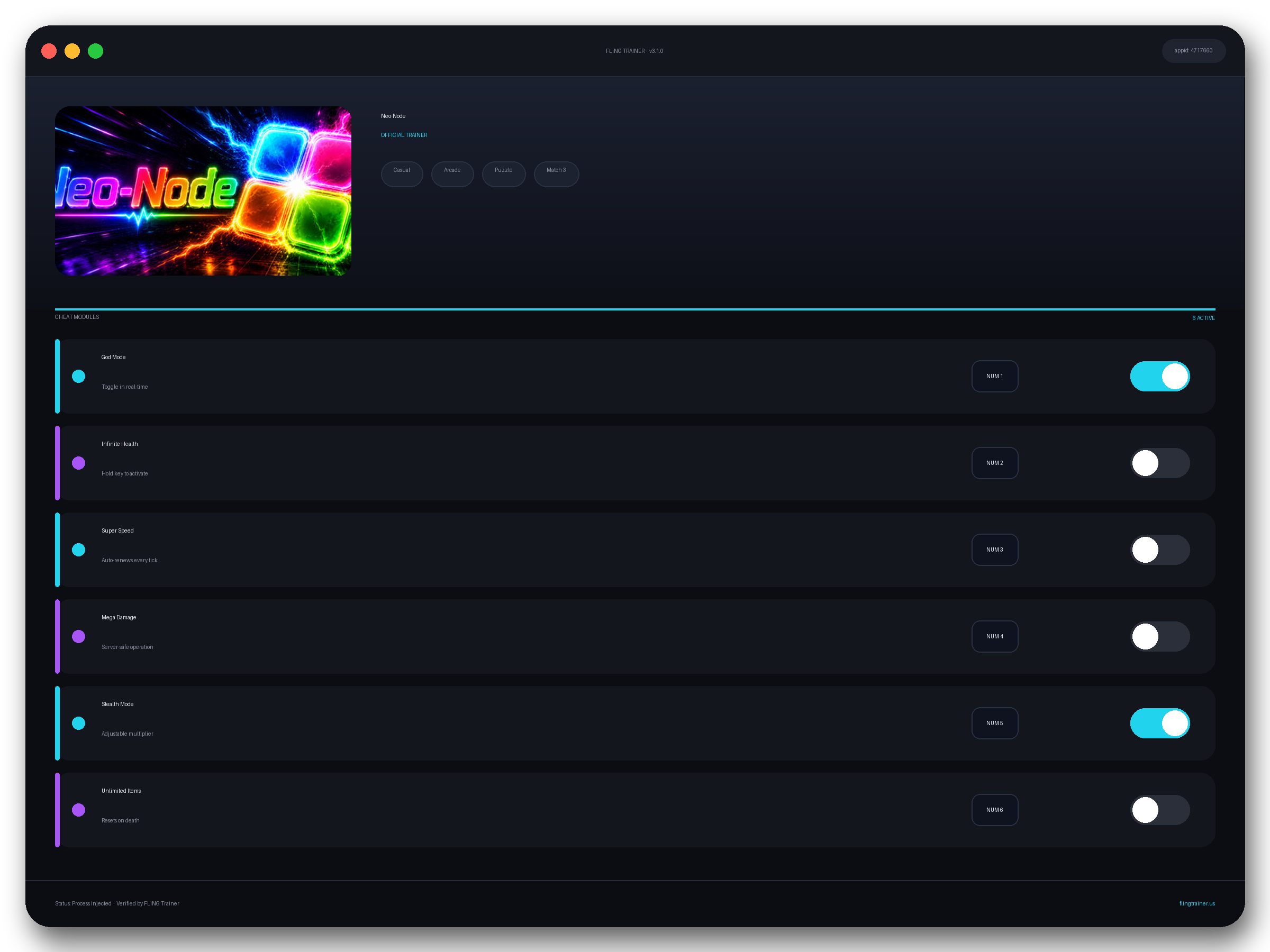 Neo-Node Trainer interface