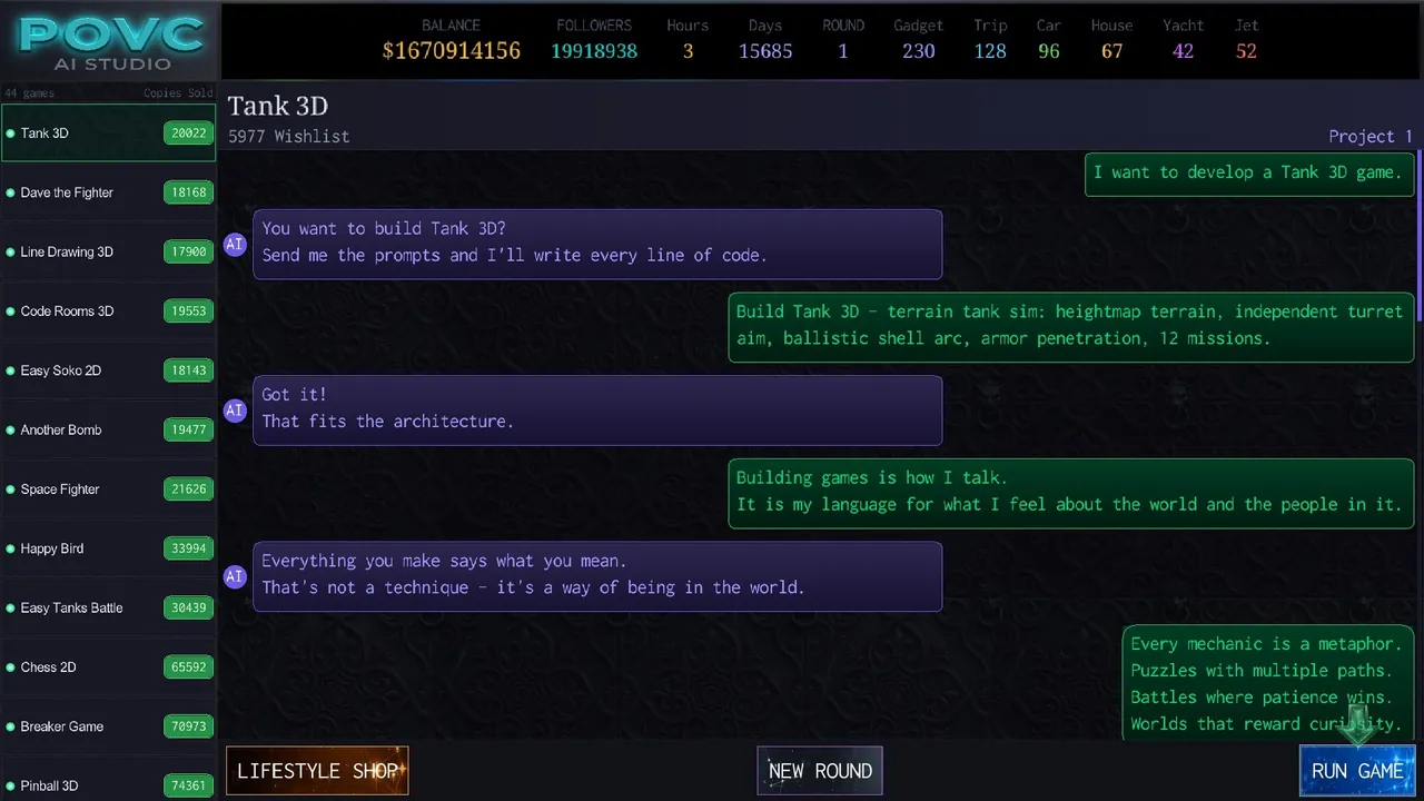 Prince of Vibe Code — environment preview