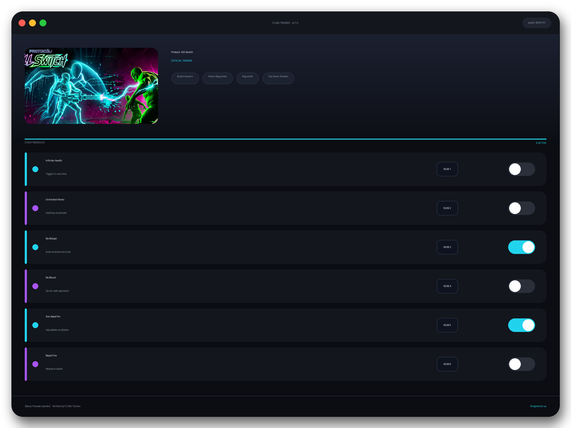 Protocol : Kill Switch Trainer interface