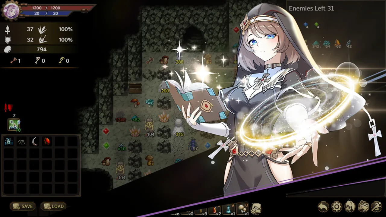 Requiem of Reuinis — in-game combat moment