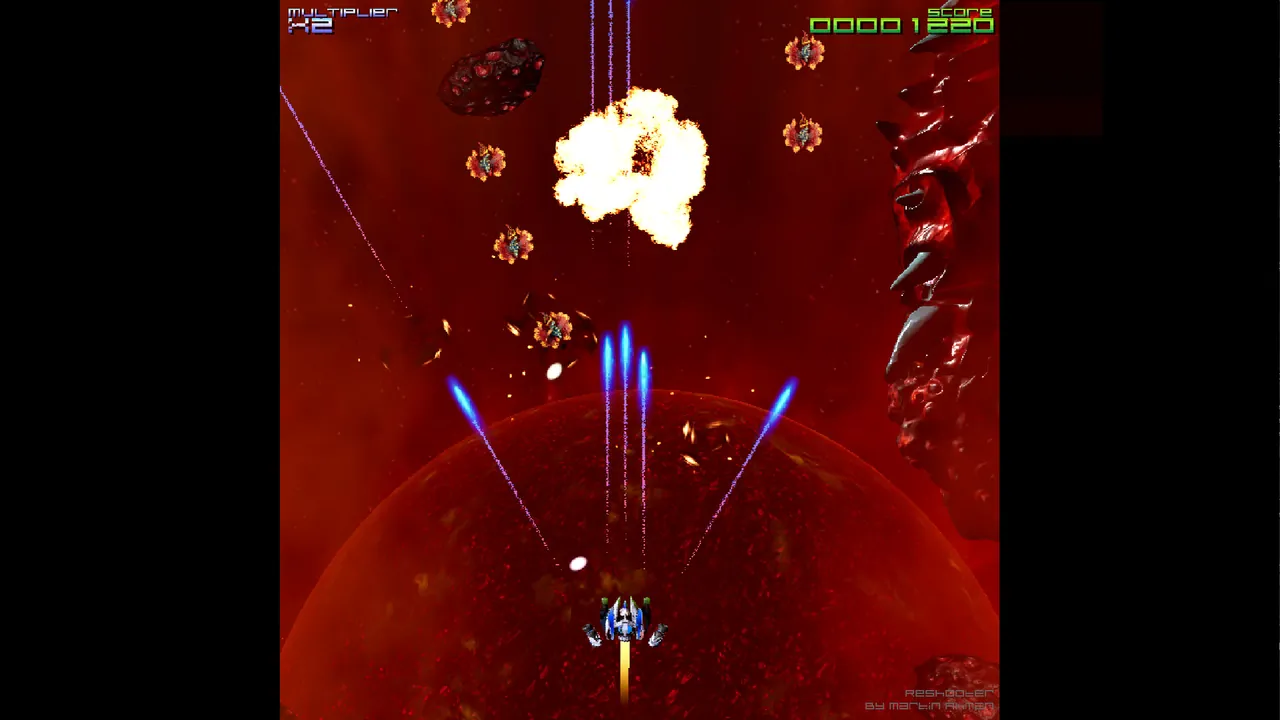 RESHOOTER — in-game combat moment
