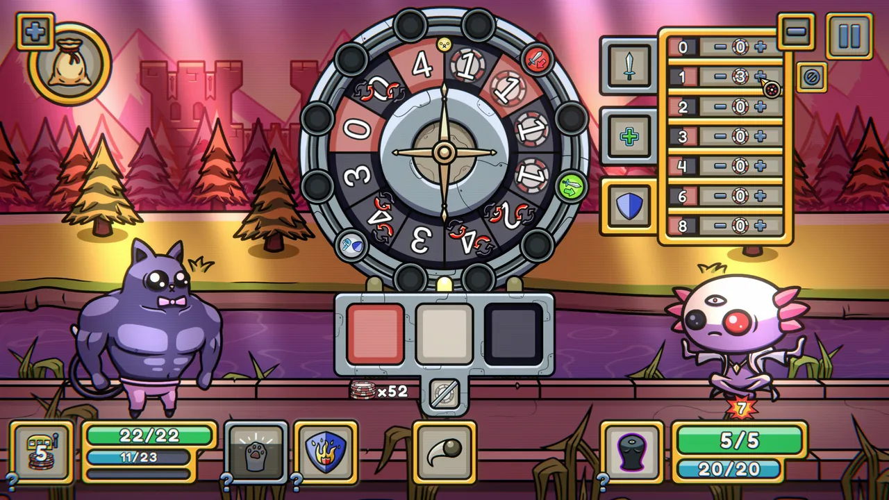 Roulette Dungeon — environment preview