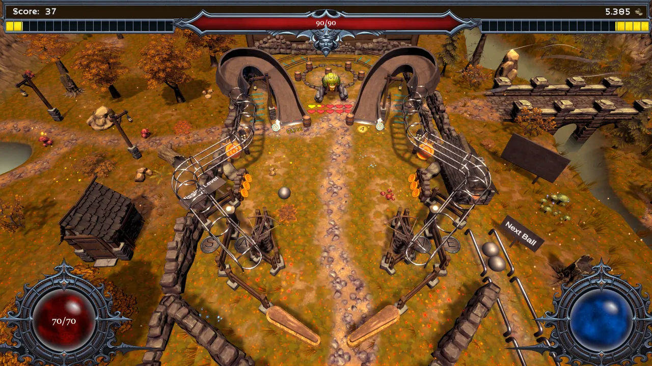 Runix: Pinball Roguelike — environment preview