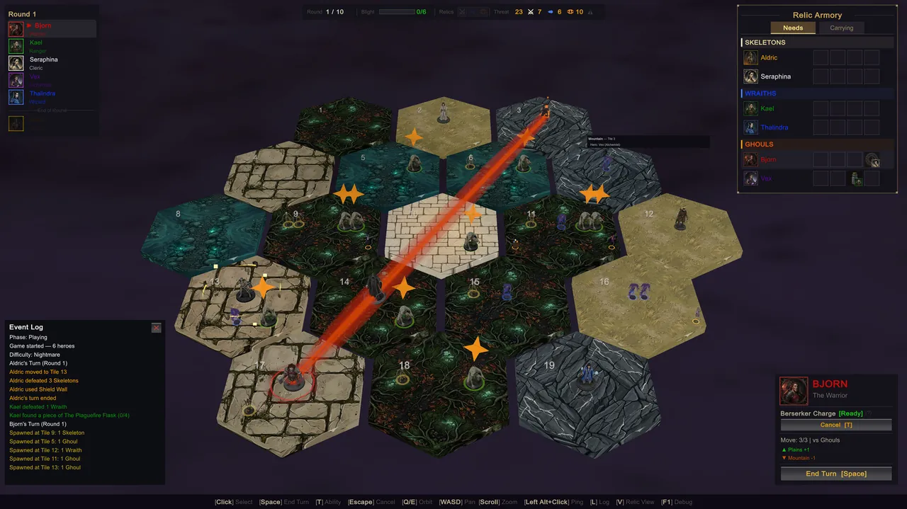 Scourge of the Necromancer — environment preview