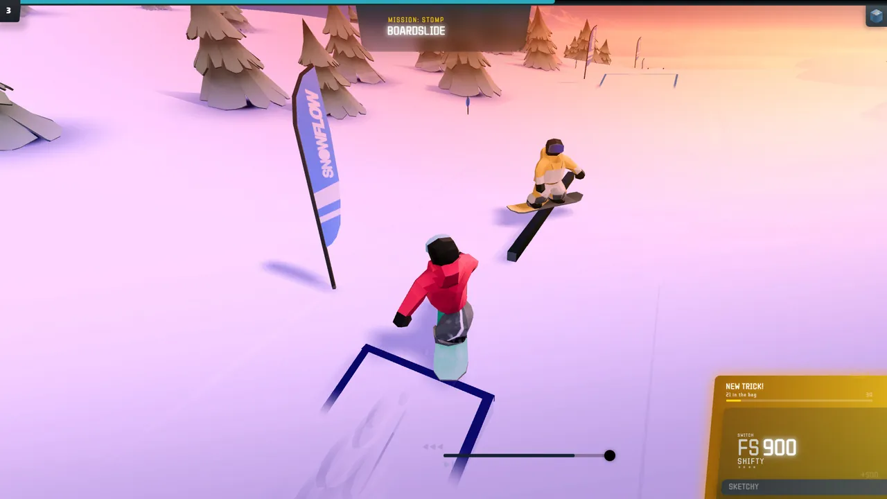 SnowFlow — gameplay showcase