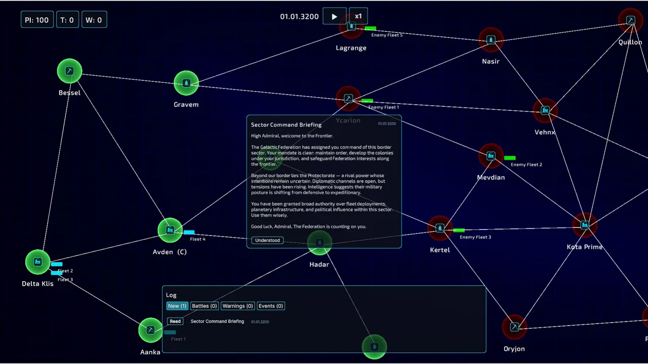 Space Fleet Logistics — environment preview