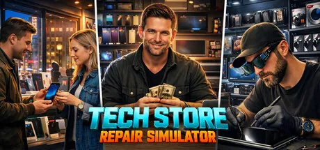 Tech Store & Repair Simulator trainer — featured cover