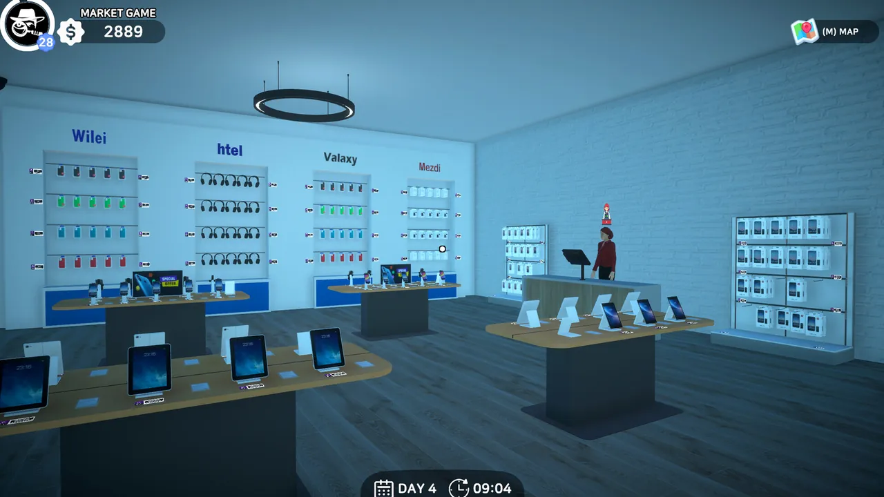 Tech Store & Repair Simulator — exploration snapshot
