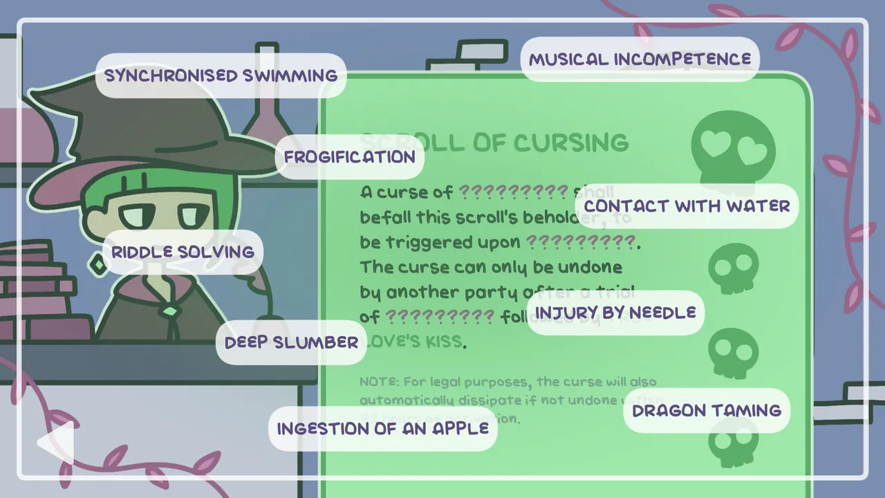 TRUE LOVE'S CURSE — story scene capture