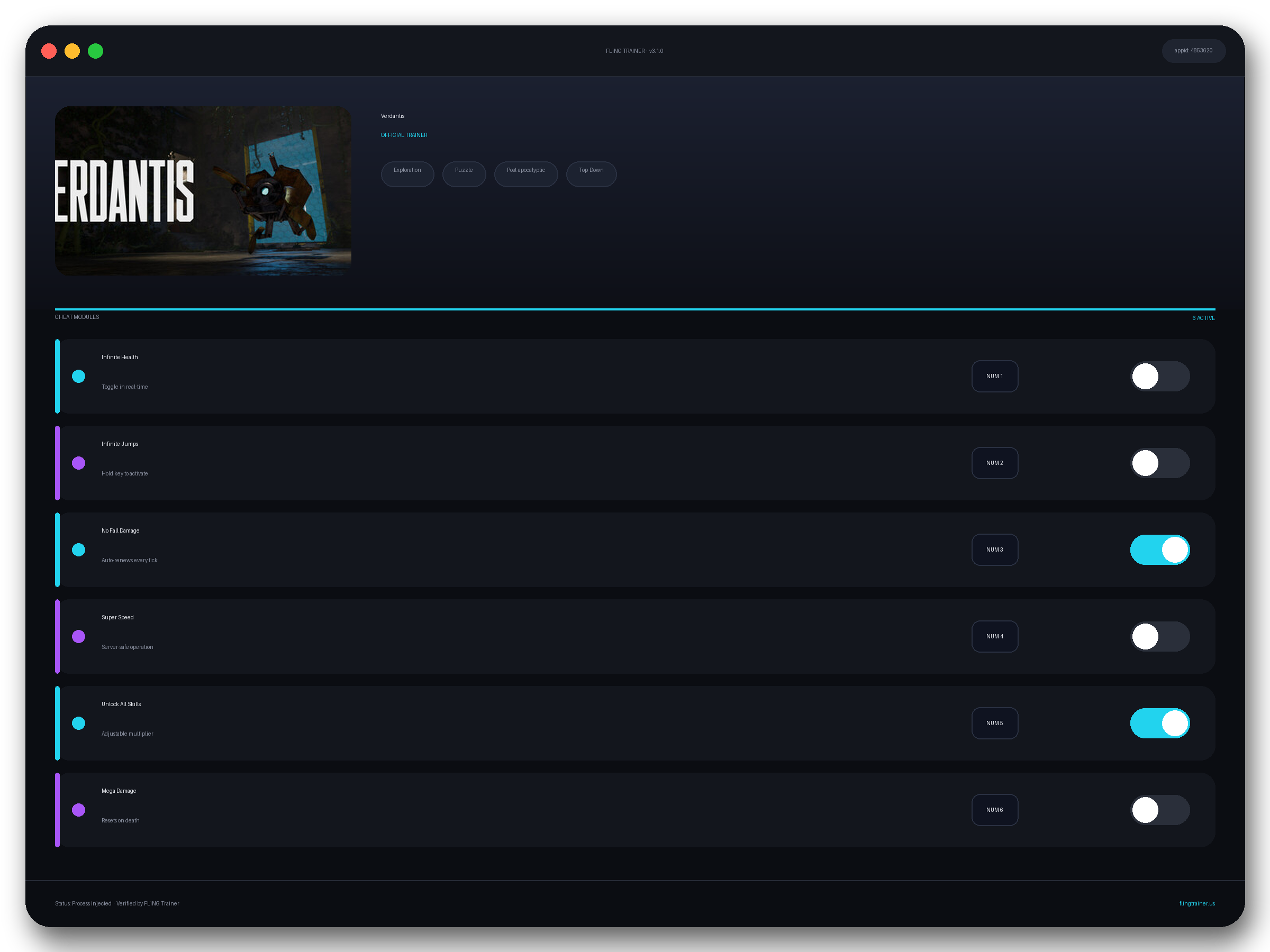 Verdantis Trainer interface