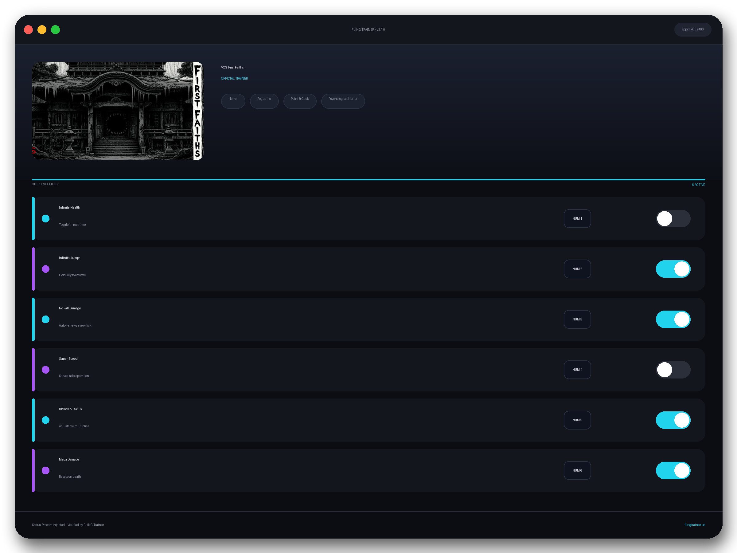 VOS: First Faiths Trainer interface