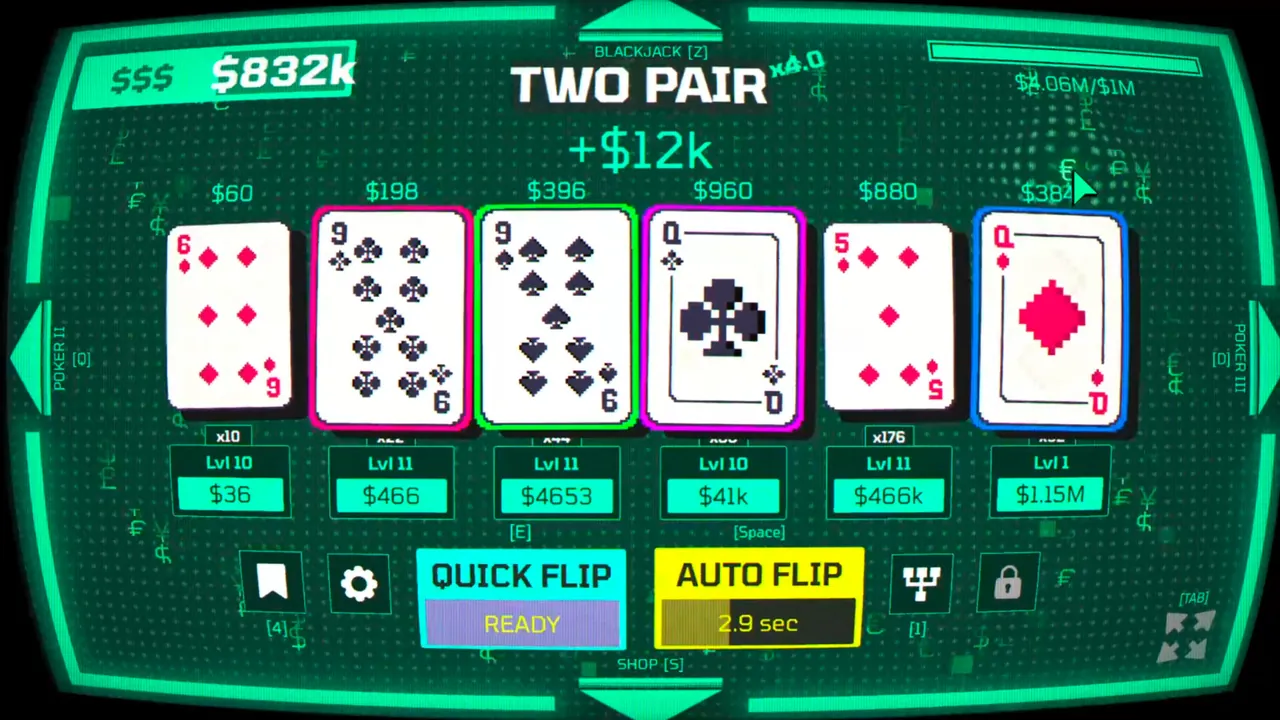 A Game About Flipping Cards — environment preview