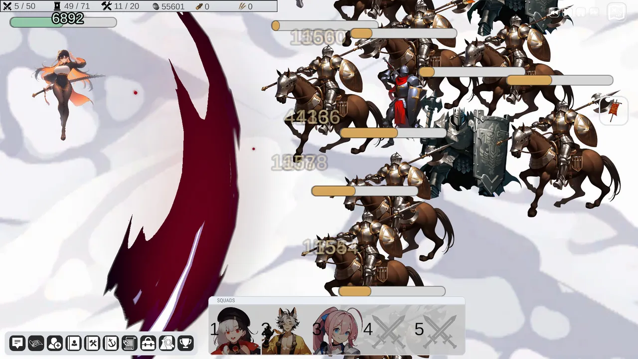 Arinoa: Conquest — in-game combat moment