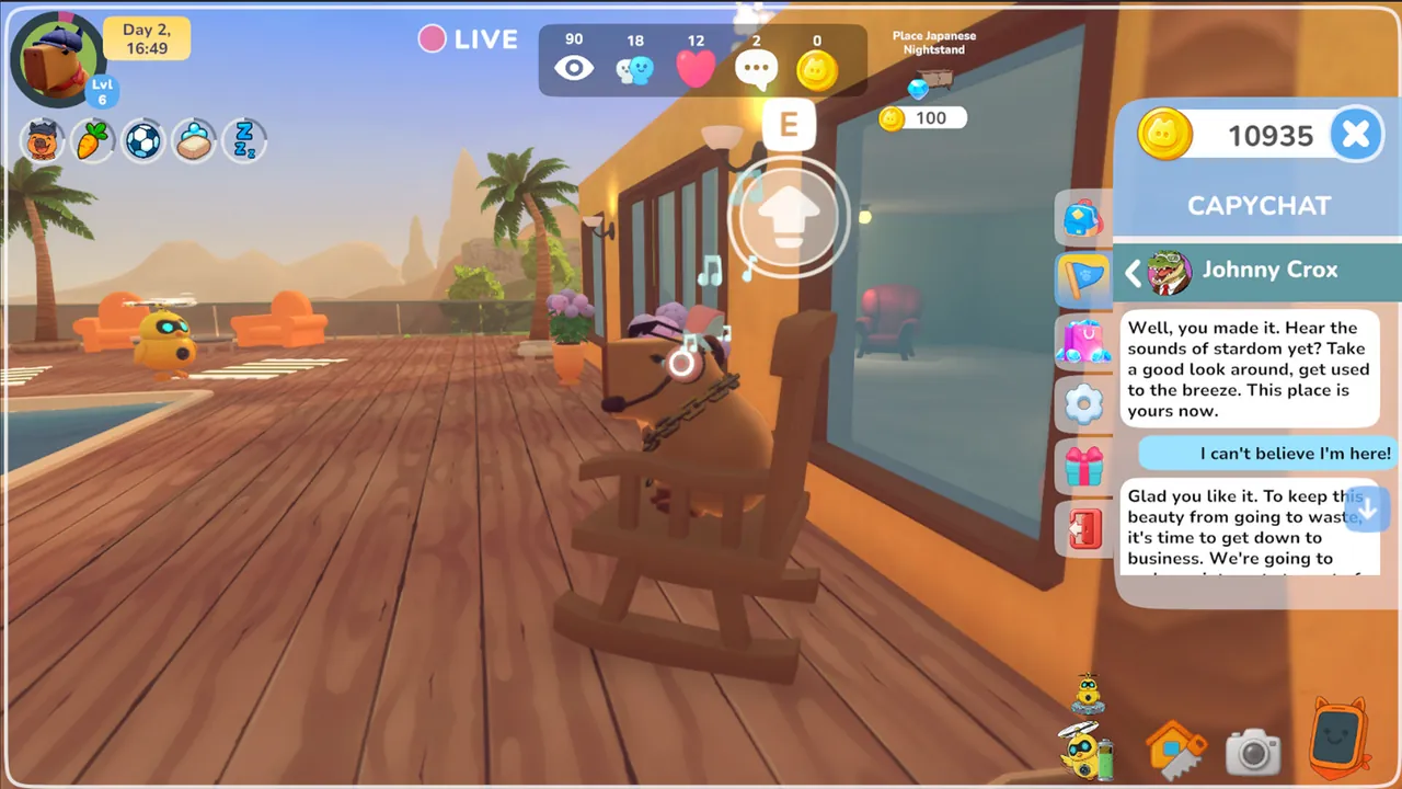 Capy Stream: Rise to Fame — gameplay showcase
