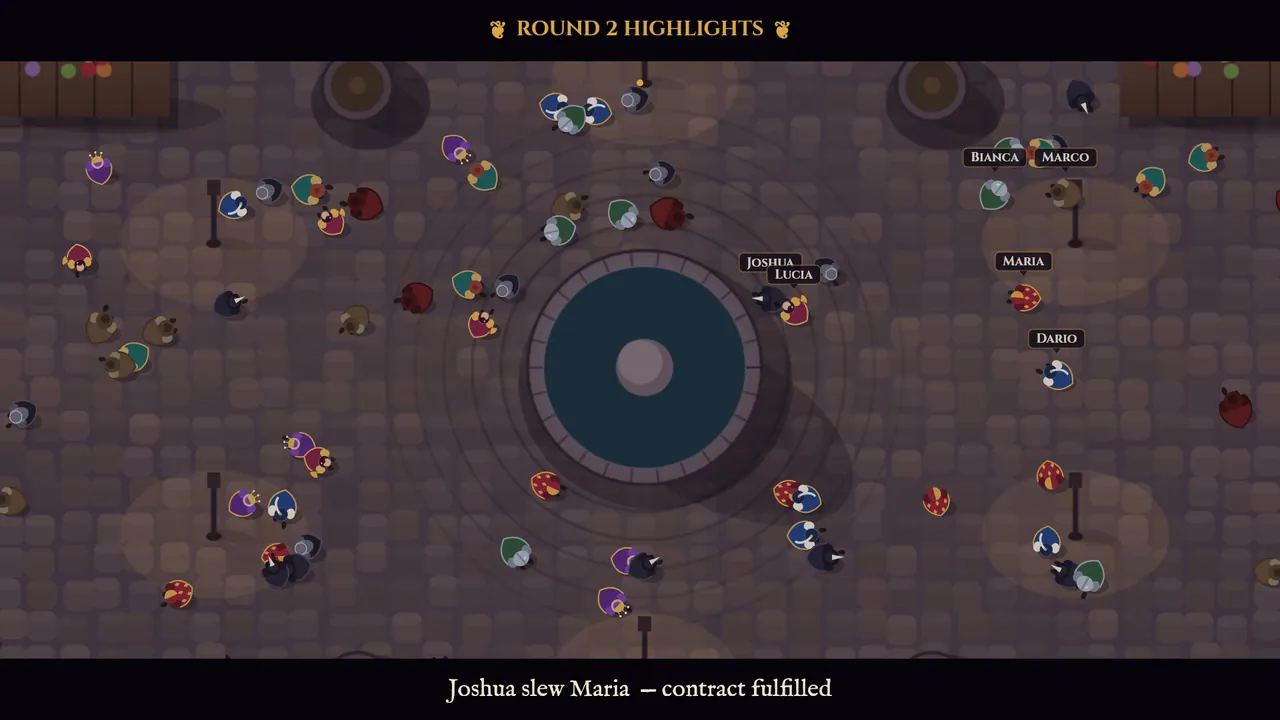 CARNEVALE: Blades in the Crowd — in-game combat moment