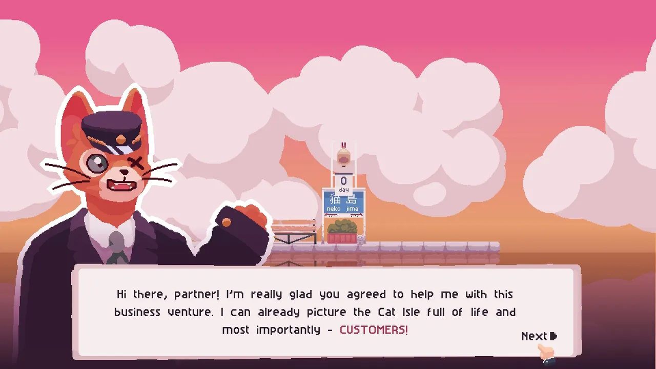 Cat Isle — story scene capture