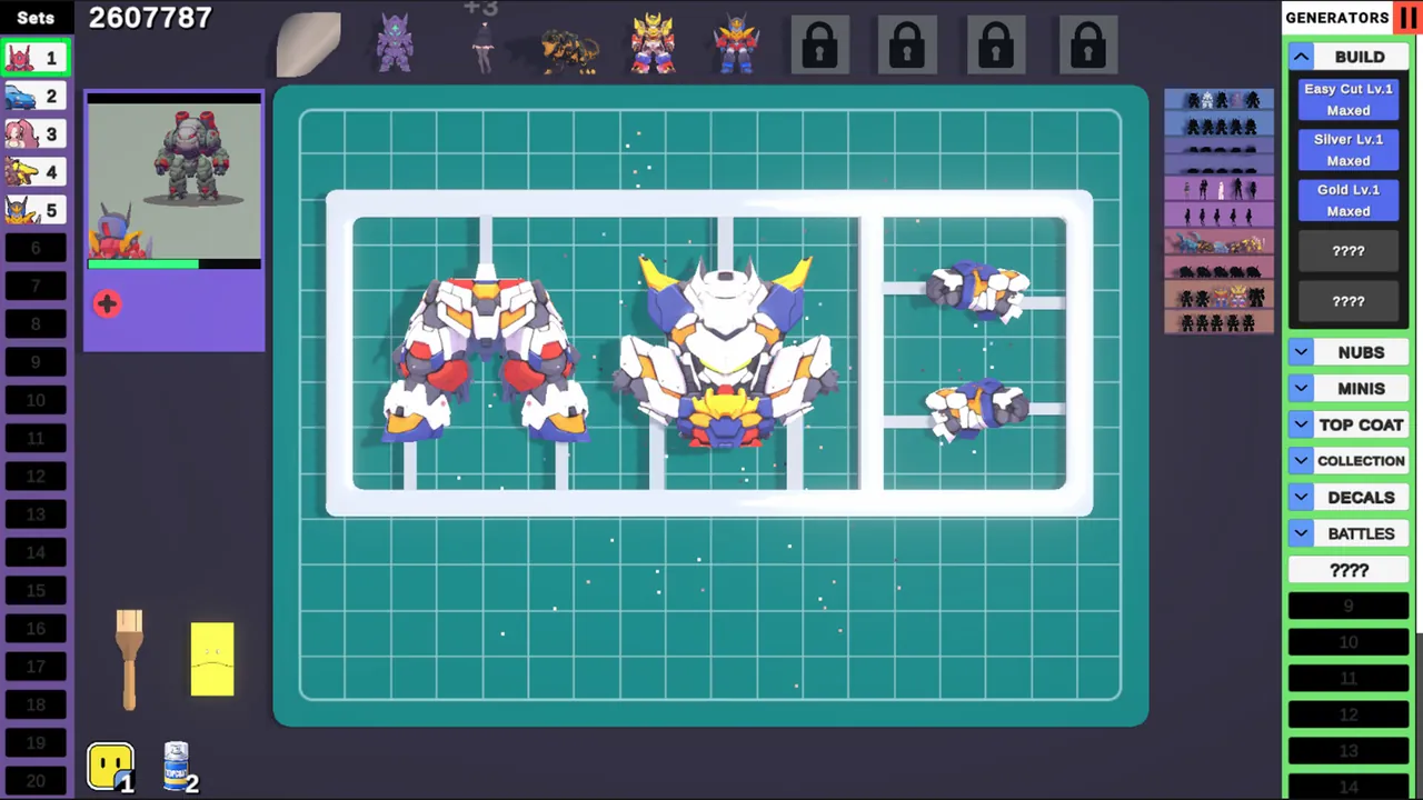 Click Build Repeat — environment preview