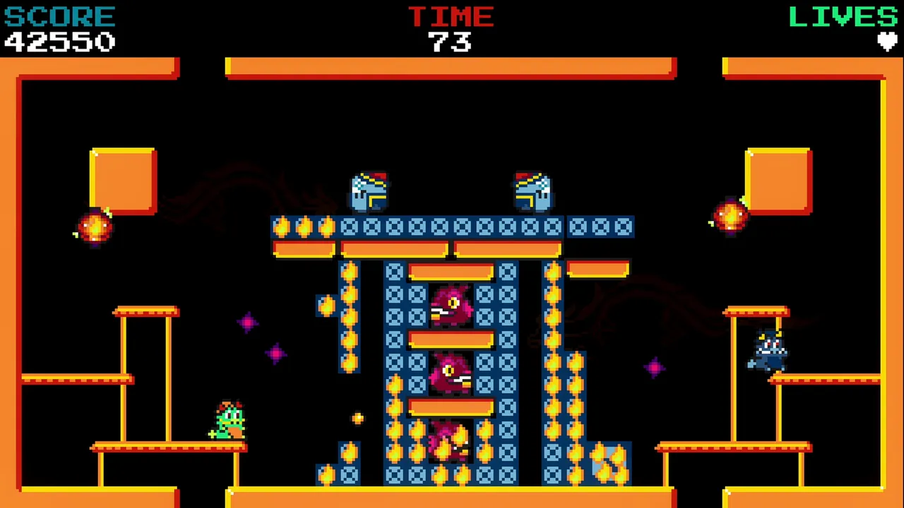 Dragon Dragon Fire Fire Deluxe — in-game combat moment