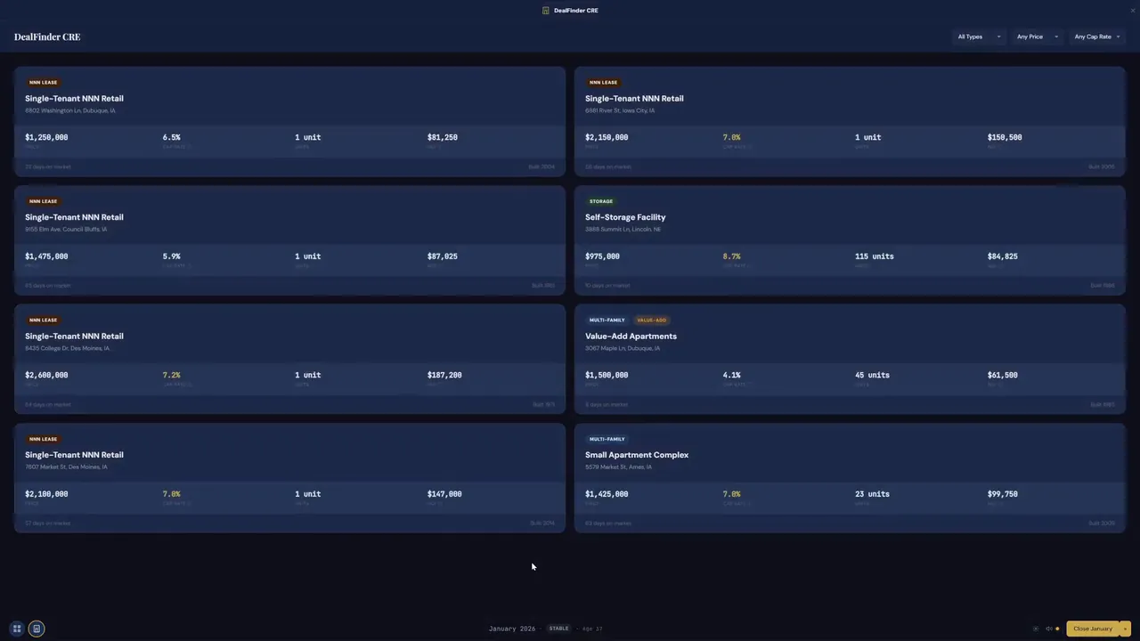 Family Office Simulator — exploration snapshot