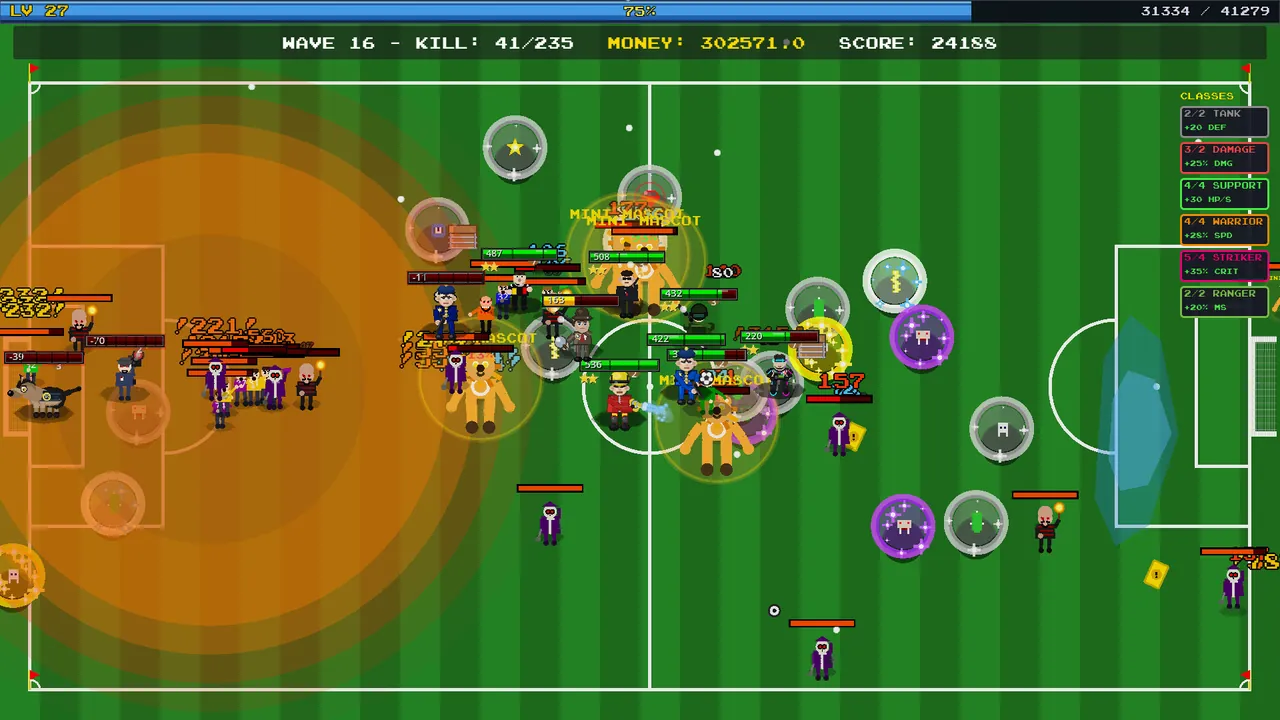 Football Survivors — in-game combat moment