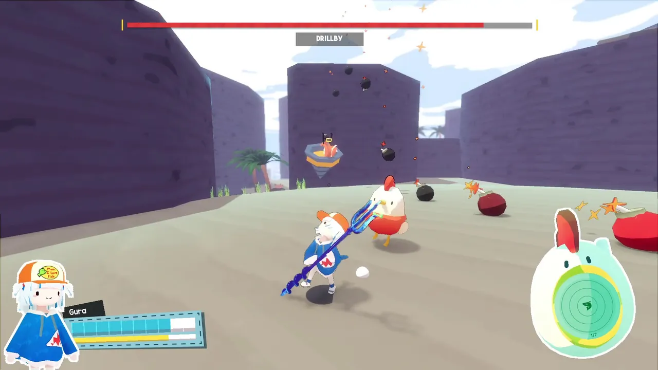 Gawr Gura: Quest for Bread — gameplay showcase