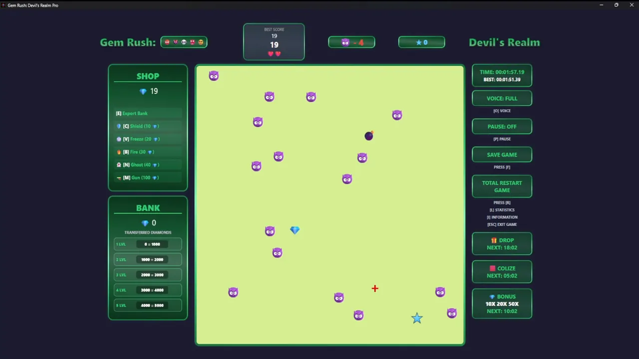 Gem Rush Devil's Realm — story scene capture