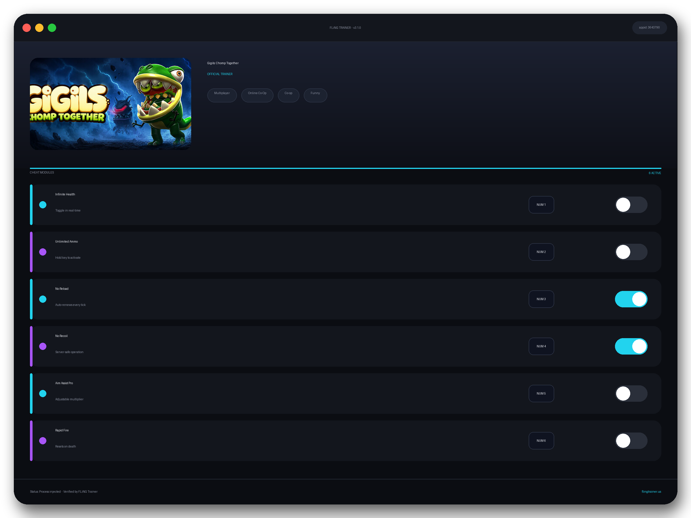 Gigils: Chomp Together Trainer interface