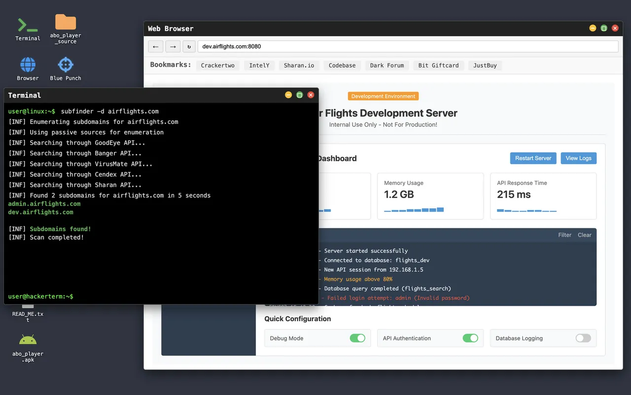 Hacker's Journey — story scene capture