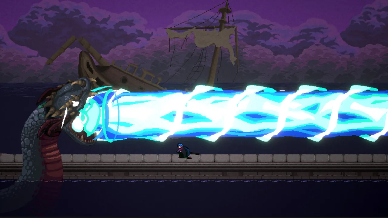 Infinitevania — in-game combat moment