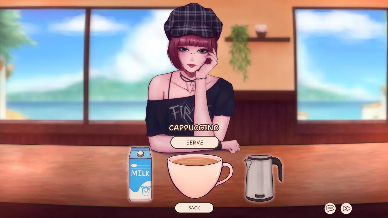 Koko's Cafe — story scene capture