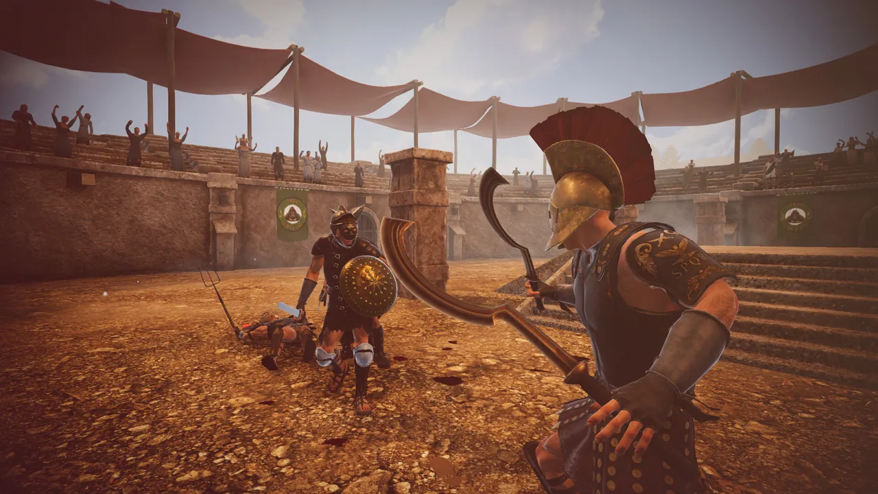 Ludus Magnatus: Gladiator Manager Simulator — in-game combat moment