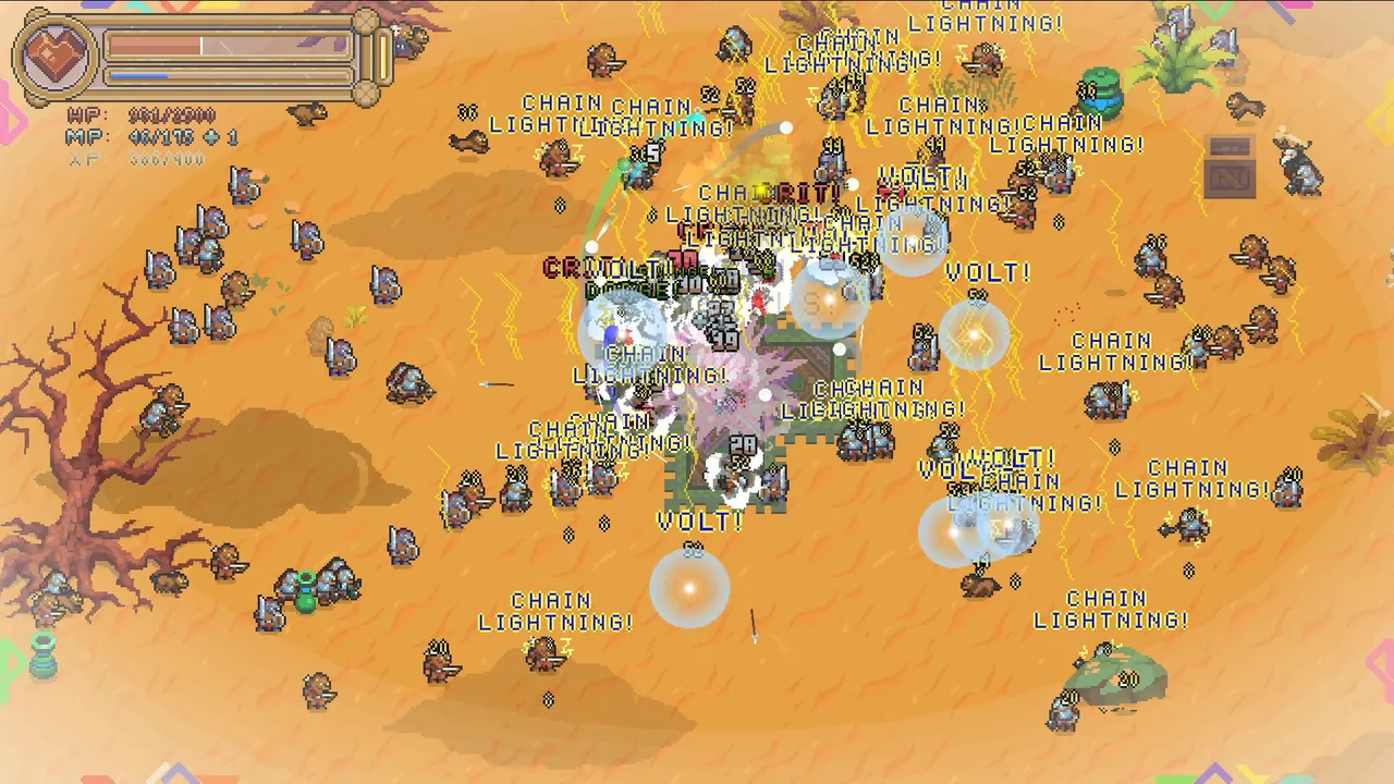 Majestria: Incremental Survival — in-game combat moment