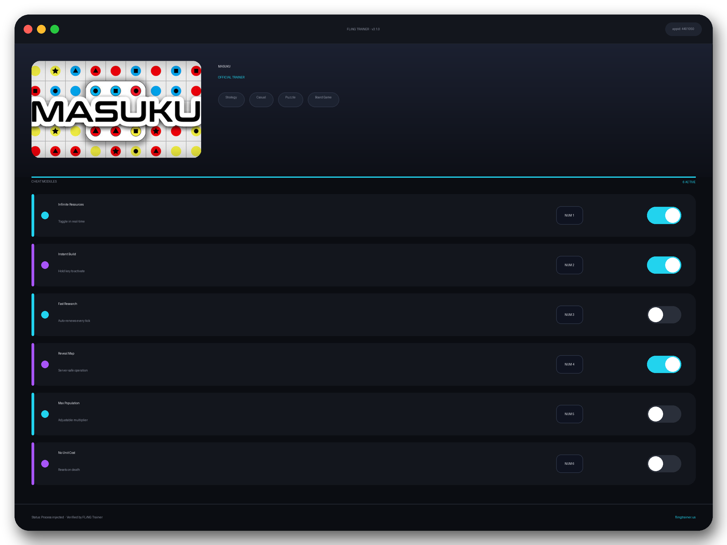 MASUKU Trainer interface
