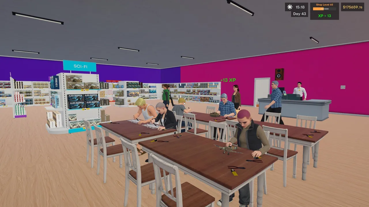 Model Kit Shop Simulator — in-game combat moment