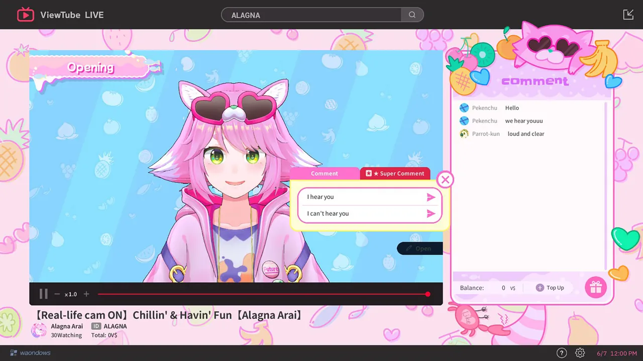 My Fav Chill Streamer Dies a Million Times｜ゆるゆる生配信する推しは100万回死ぬ — environment preview