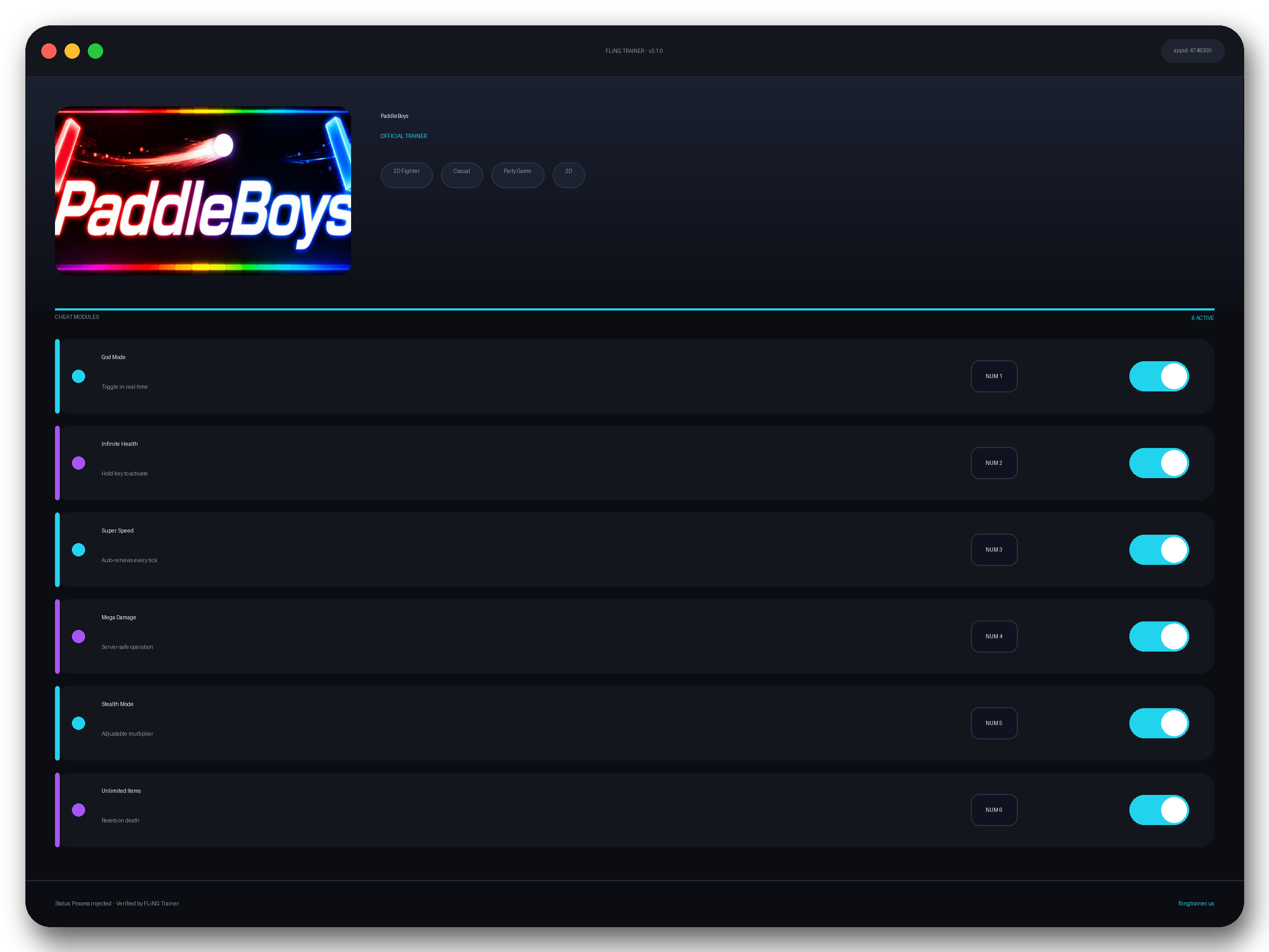 PaddleBoys Trainer interface
