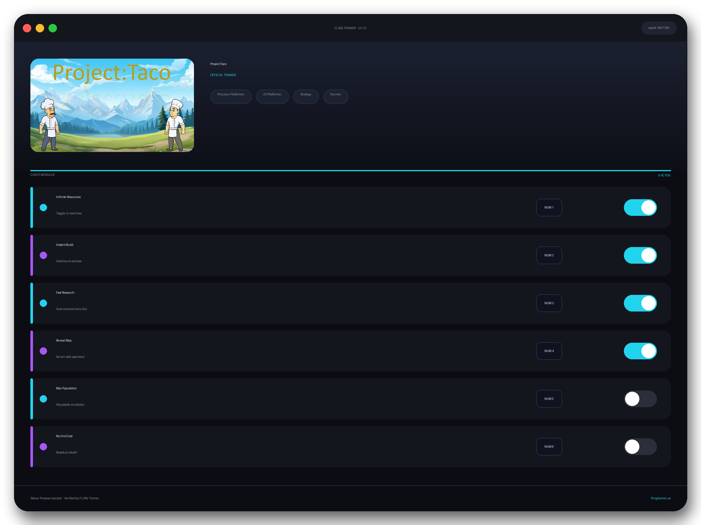 Project:Taco Trainer interface