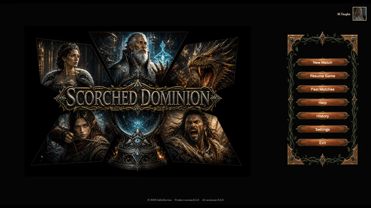 Scorched Dominion — exploration snapshot